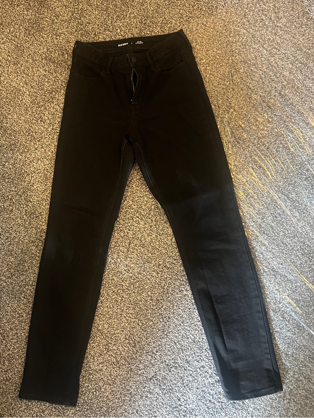 Old Navy Women's Black Straight Leg Jeans